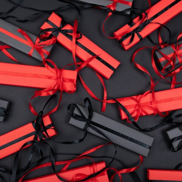 red and black cross illustration